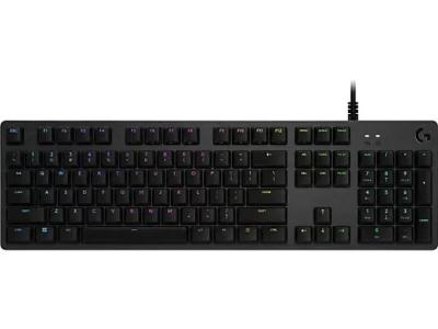 LOGITECH G G512 LIGHTSYNC RGB GX BLUE CLİCKY ARKADAN AYDINLATMALI MEKANİK KABLOLU TÜRKÇE Q OYUNCU KLAVYESİ - SİYAH