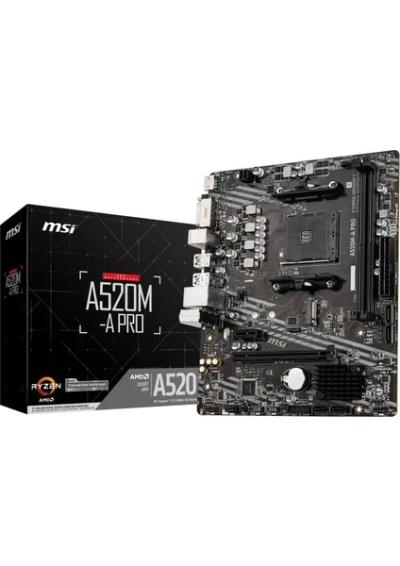 MSI A520M Pro AMD AM4 DDR4 Micro ATX Anakart