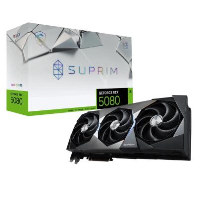 MSI GEFORCE RTX 5080 16G SUPRIM SOC 16GB GDDR7 256 BİT DLSS 4 EKRAN KARTI