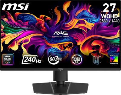 MSI MAG 273QP QD-OLED X24 26.5" 0.03 ms 2K Pivot 240 Hz Oyuncu Monitörü