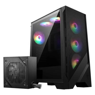 MSI MAG FORGE 120A B65 RGB Temperli Cam USB 3.2 ATX Mid Tower Siyah 650W 80+ Bronze Gaming Kasa
