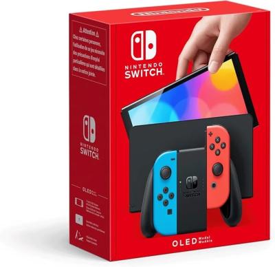 NINTENDO SWITCH OLED NEON RED/NEON BLUE OYUN KONSOLU 128 GB OYUN YÜKLÜ