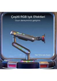 North Bayou F6-Gaming 32-60 inç Tek Kollu Amortisörlü Monitör Standı