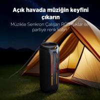 NOWGO F6 20W RGB SPEAKER SU GEÇİRMEZ TAŞINABİLİR KABLOSUZ BLUETOOTH HOPARLÖR YEŞİL
