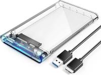 Orico USB 3.0 Micro B Şeffaf 2.5” inch SATA SSD Hard Disk Kutusu