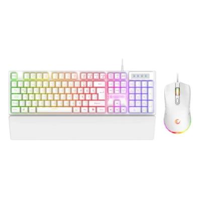 Rampage KM-RX7 Fortuna V2 Beyaz Kablolu Oyuncu Klavye Mouse Seti