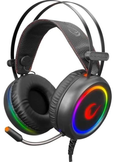 Rampage Stormy Siyah RGB 7.1 USB Kablolu Kulak Üstü Oyuncu Kulaklığı