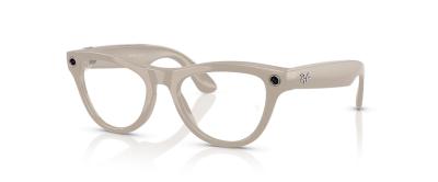 RAY-BAN META SKYLER AKILLI GÖZLÜK RW 4010 TRANSİTİONS 6700MF52 GÜNEŞTE KOYULAŞAN SHINY CHALKY GRAY