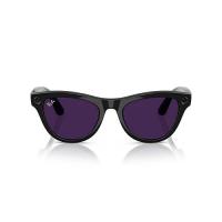 RAY-BAN META SKYLER PARLAK SİYAH TRANSITIONS AMETİST CAM (2.NESİL) RW4010