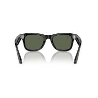 Ray-Ban Meta Wayfarer RW4006 50 Beden 601/7150 Parlak Siyah-G15 Green