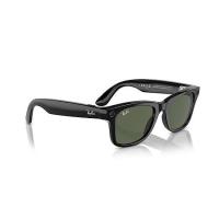 Ray-Ban Meta Wayfarer RW4006 50 Beden 601/7150 Parlak Siyah-G15 Green
