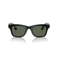 Ray-Ban Meta Wayfarer RW4006 50 Beden 601/7150 Parlak Siyah-G15 Green