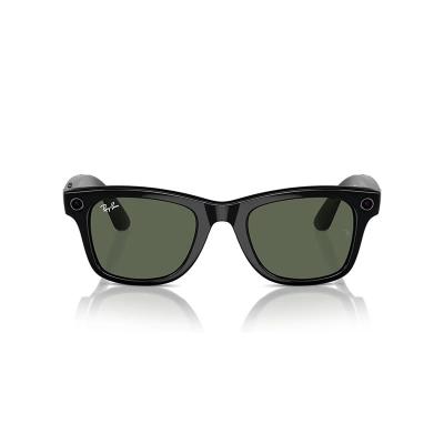 Ray-Ban Meta Wayfarer RW4006 50 Beden 601/7150 Parlak Siyah-G15 Green