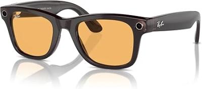 Ray-Ban Meta Wayfarer Akıllı Gözlük Parlak Siyah Sarı