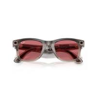 Ray-Ban Meta Wayfarer Akıllı Gözlük Shiny Warm Stone Watermelon Red Transitions RW4006