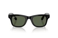 Ray-Ban Meta Wayfarer Gen 2 RW4012 50 Beden 601/1M Parlak Siyah-Şeffaf Grafit Yeşil Transitions
