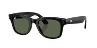 Ray-Ban Meta Wayfarer Gen 2 RW4012 50 Beden 601/7150 Parlak Siyah - G15 Yeşil
