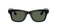 Ray-Ban Meta Wayfarer Gen 2 RW4012 53 Beden 601/1M53 Parlak Siyah-Şeffaf Grafit Yeşil