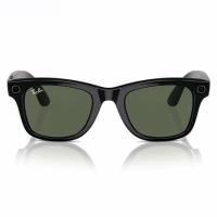 Ray-Ban Meta Wayfarer Gen 2 RW4012 53 Beden 601/7153 Parlak Siyah - G15 Yeşil