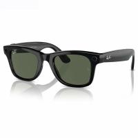 Ray-Ban Meta Wayfarer Gen 2 RW4012 53 Beden 601/7153 Parlak Siyah - G15 Yeşil