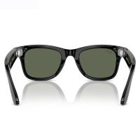 Ray-Ban Meta Wayfarer Gen 2 RW4012 53 Beden 601/7153 Parlak Siyah - G15 Yeşil