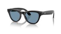 Ray-Ban Meta Skyler RW4010 52 Beden 601/MF52 Parlak Siyah-Transitions Cerulean Blue