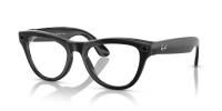 Ray-Ban Meta Skyler RW4010 52 Beden 601/MF52 Parlak Siyah-Transitions Cerulean Blue