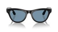 Ray-Ban Meta Skyler RW4010 52 Beden 601/MF52 Parlak Siyah-Transitions Cerulean Blue