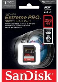 SanDisk Extreme Pro SDSDXEP-256G-GN4IN UHS-II U3 V60 256 GB Hafıza Kartı