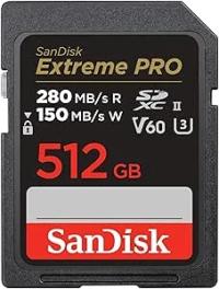 SANDISK EXTREME PRO SDSDXEP-512G-GN4IN UHS-II U3 V60 512 GB HAFIZA KARTI