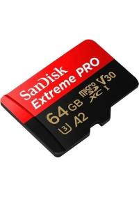SanDisk Extreme Pro SDSQXCU-064G-GN6MA Class 10 UHS-I U3 A2 V30 64 GB Micro SD Kart