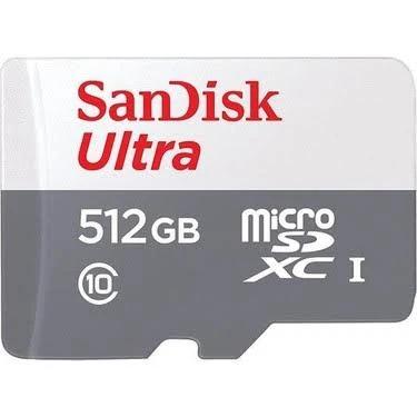 SanDisk Ultra SDSQUAC-512G-GN6MN Class 10 UHS-I U1 A1 512 GB Micro SD Kart