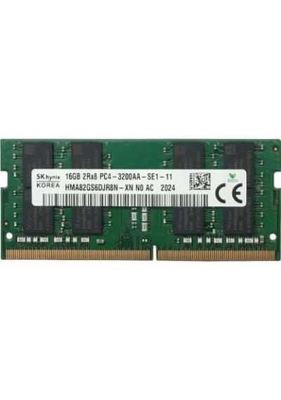 Skhynix 16 GB 3200 MHz CL22 HMA82GS6DJR8N-XN DDR4 Notebook Ram