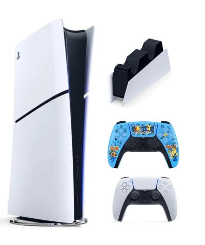 SONY PS5 PLAYSTATİON 5 SLİM DİJİTAL 1TB + 2.KOL FORTNİTE LİMİTED EDİTİON + SONY DUALSENSE CHARGİNG STATİON