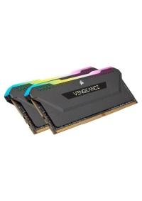 TEŞHİR CORSAİR VENGEANCE RGB PRO SL 32GB (2 X 16GB) DDR4-3600 PC4-28800 CL18 ÇİFT KANALLI MASAÜSTÜ BELLEK KİTİ CMH32GX4M2D3600C18 - SİYAH