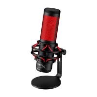 TEŞHİR HYPERX QUADCAST ELECTRET USB KONDANSATÖR MİKROFON, SİYAH/KIRMIZI