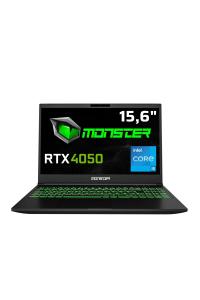 TEŞHİR MONSTER İ5 12450H 16 GB RAM 1 TB SSD RTX 4050 EKRAN KARTI NOTEBOOK