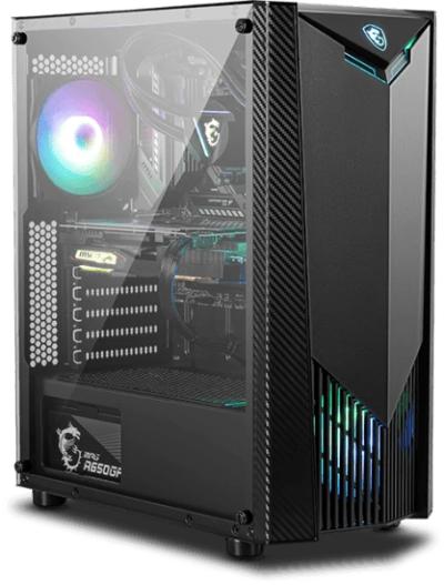 TEŞHİR MSI MAG SHIELD 110R USB 3.2 ARGB TEMPERED GLASS SİYAH ATX MİD TOWER KASA