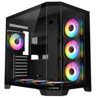2.EL Rampage Mega V1 ARGB Fanlı Siyah ATX Oyuncu Kasası