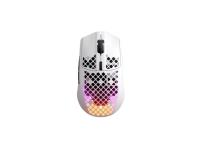 Teşhir SteelSeries Aerox 3 Snow RGB Şarjlı Ergonomik Optik Kablosuz Oyuncu Mouse
