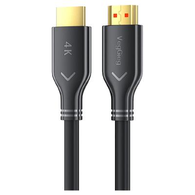 Veggieg V-H110 18Gbps HDR 4K 60Hz 3D Destekli HDMI 2.0 Kablo 10 Metre