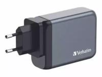 VERBATİM GAN 100W DUVAR ŞARJ CİHAZI 3XUSB C/USB A ADAPTÖRÜ