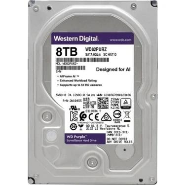 Western Digital Purple WD82PURZ SATA 3.0 7200 RPM 3.5" 8 TB Harddisk