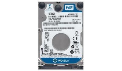 WESTERN DIGITAL BLUE WD5000LPCX SATA 3.0 5400 RPM 2.5" 500 GB HARDDİSK