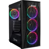 Zoko Melody 4x12 CM Rainbow Fanlı Temperli Cam Gaming Bilgisayar Kasası